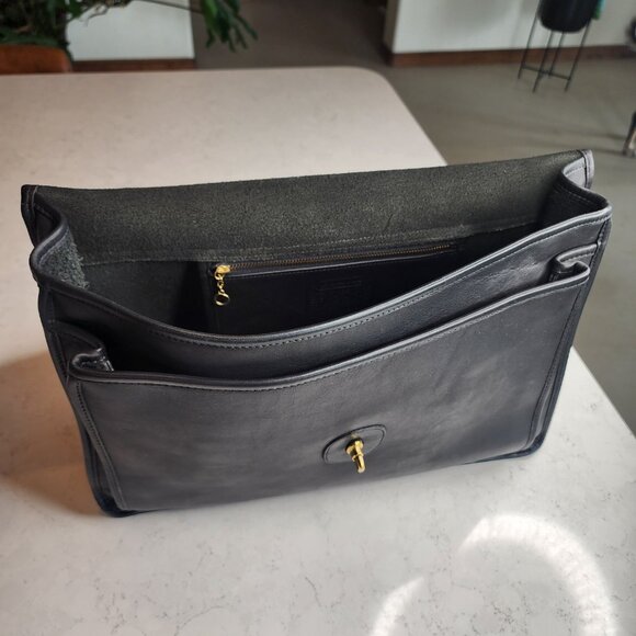 Vintage Black Coach Beekman Briefcase - Picture 7 of 8